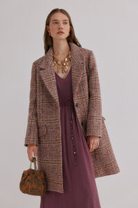 Hoss Intropia Frida. Abrigo a cuadros