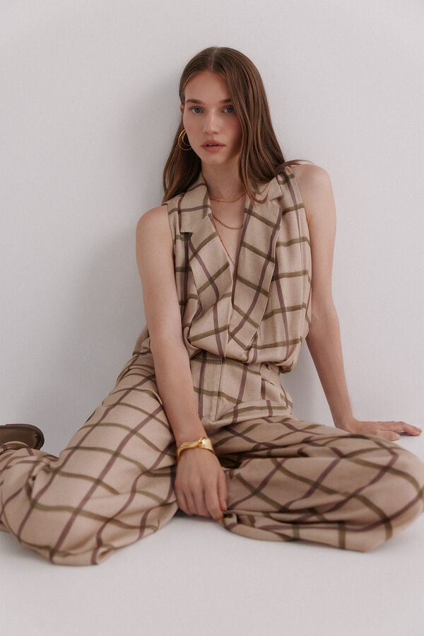 Hoss Intropia Gia. Blusa estampada Marfil