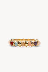 Hoss Intropia Lena. Pulsera piedras. Dorado