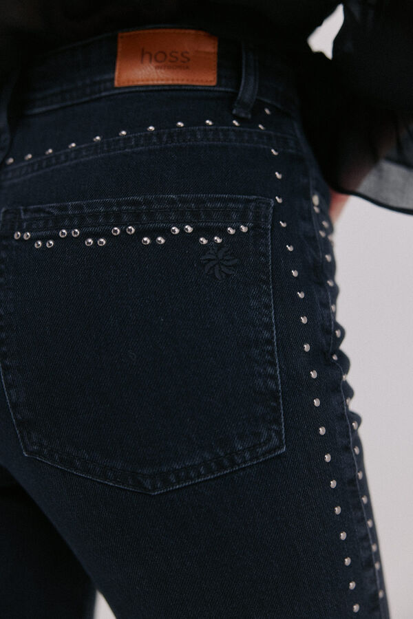 Hoss Intropia Basilea. Vaqueros con tachuelas Negro
