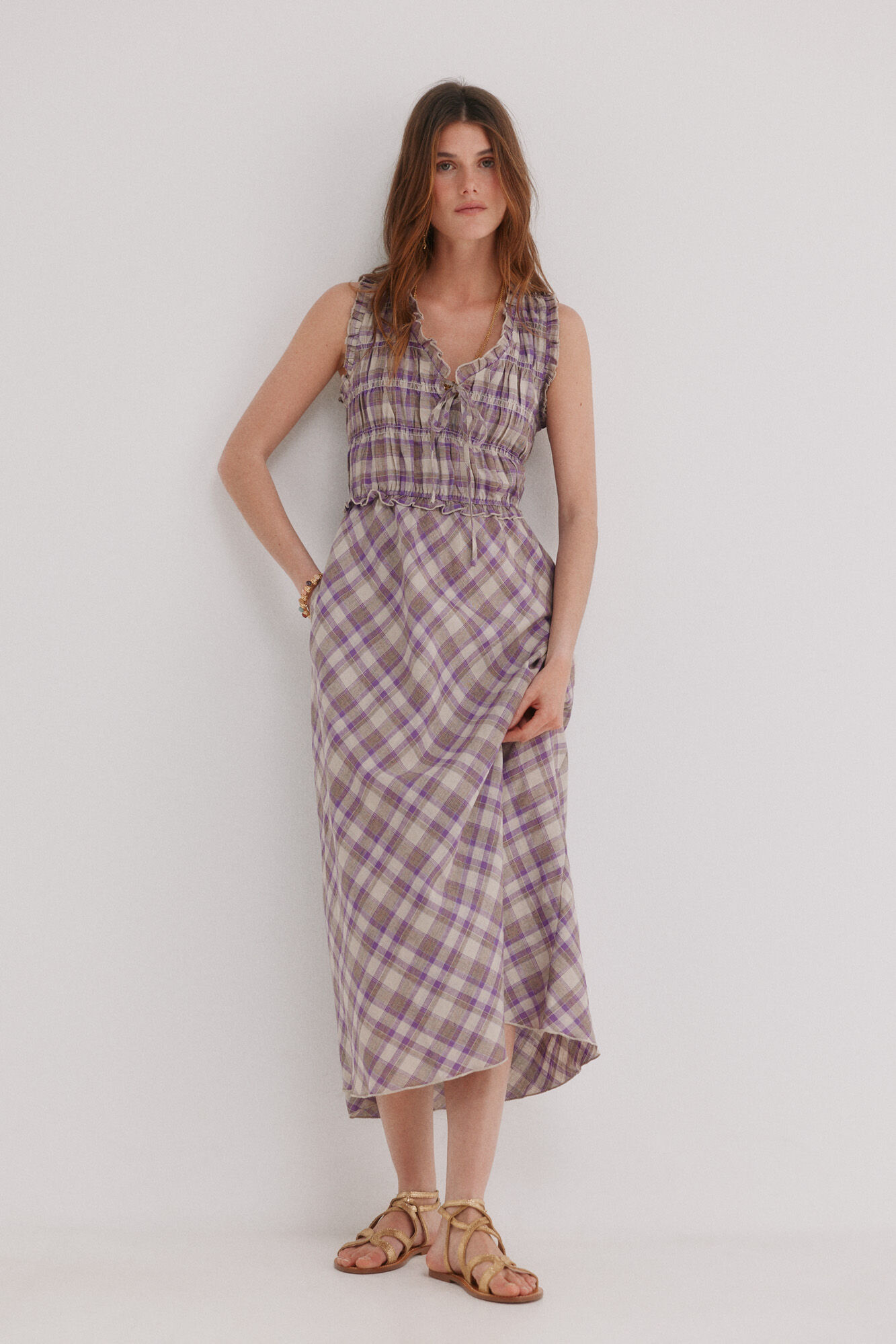 Hoss Intropia Ashley. Vestido cuadros