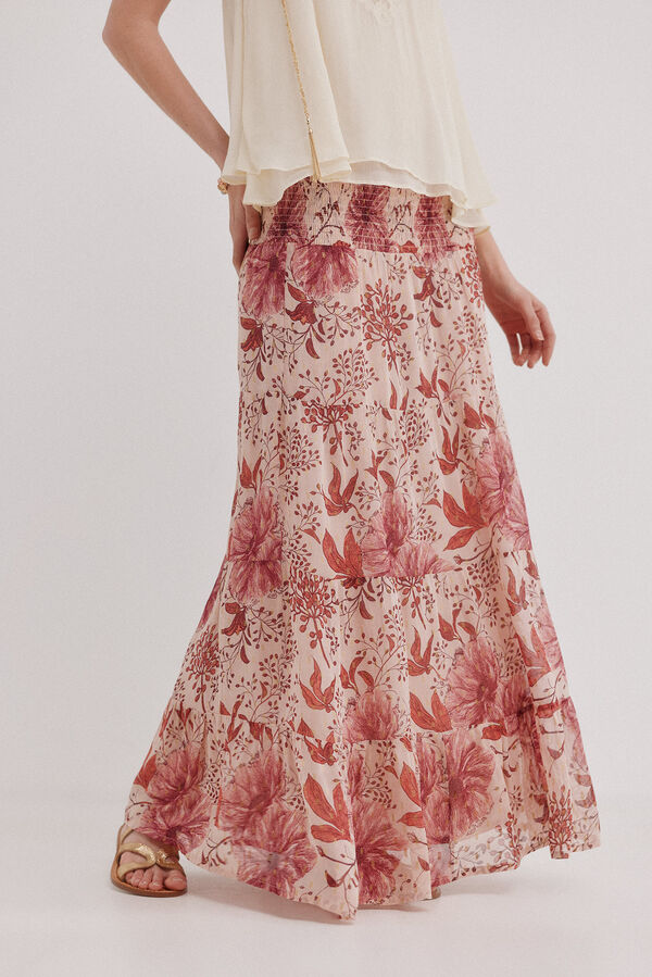 Hoss Intropia Rachel. Falda larga estampada Multicolor