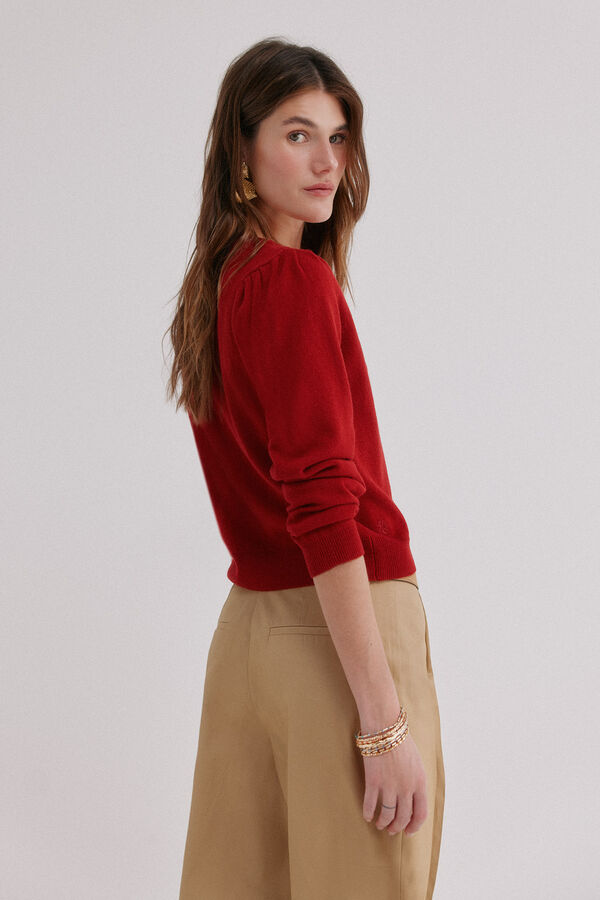 Hoss Intropia Ivelle. C&aacute;rdigan con botones Beige