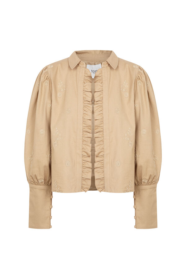 Hoss Intropia Eug&egrave;ne. Chaqueta corta Beige