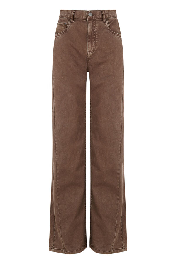 Hoss Intropia Beth. Vaqueros efecto lavado Marron