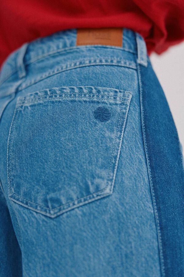 Hoss Intropia Brenna. Vaqueros corte recto Azul marino