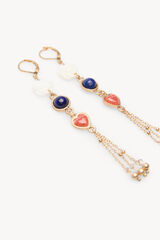 Hoss Intropia Lisa. Pendiente coraz&oacute;n Dorado