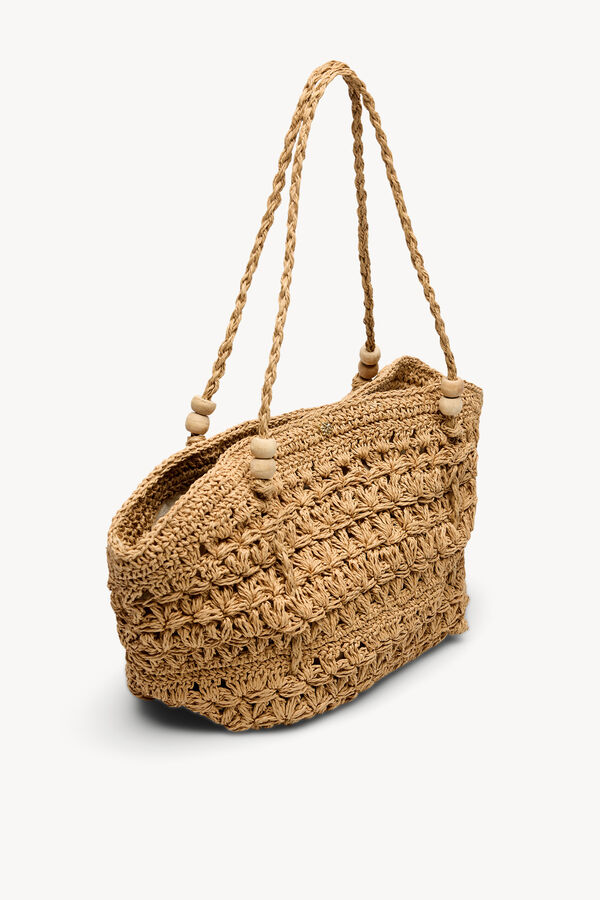 Hoss Intropia Naiara. Bolso capazo rafia Arena