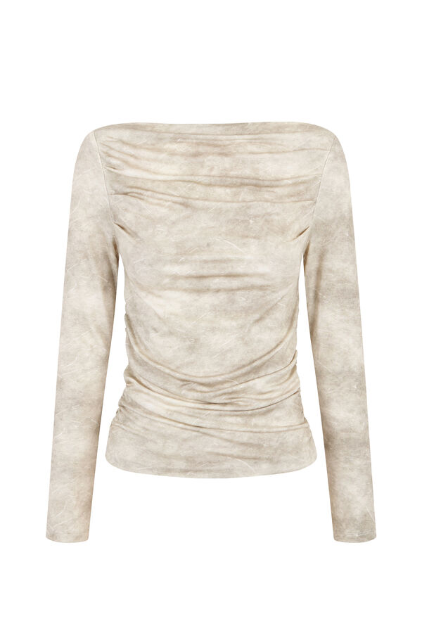 Hoss Intropia Matilde. Camiseta drapeada Verde