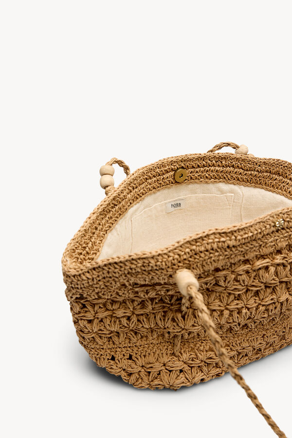 Hoss Intropia Naiara. Bolso capazo rafia Arena