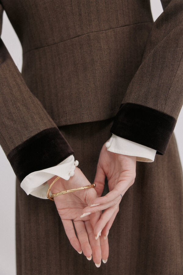 Hoss Intropia Emily. blazer entallada Marron