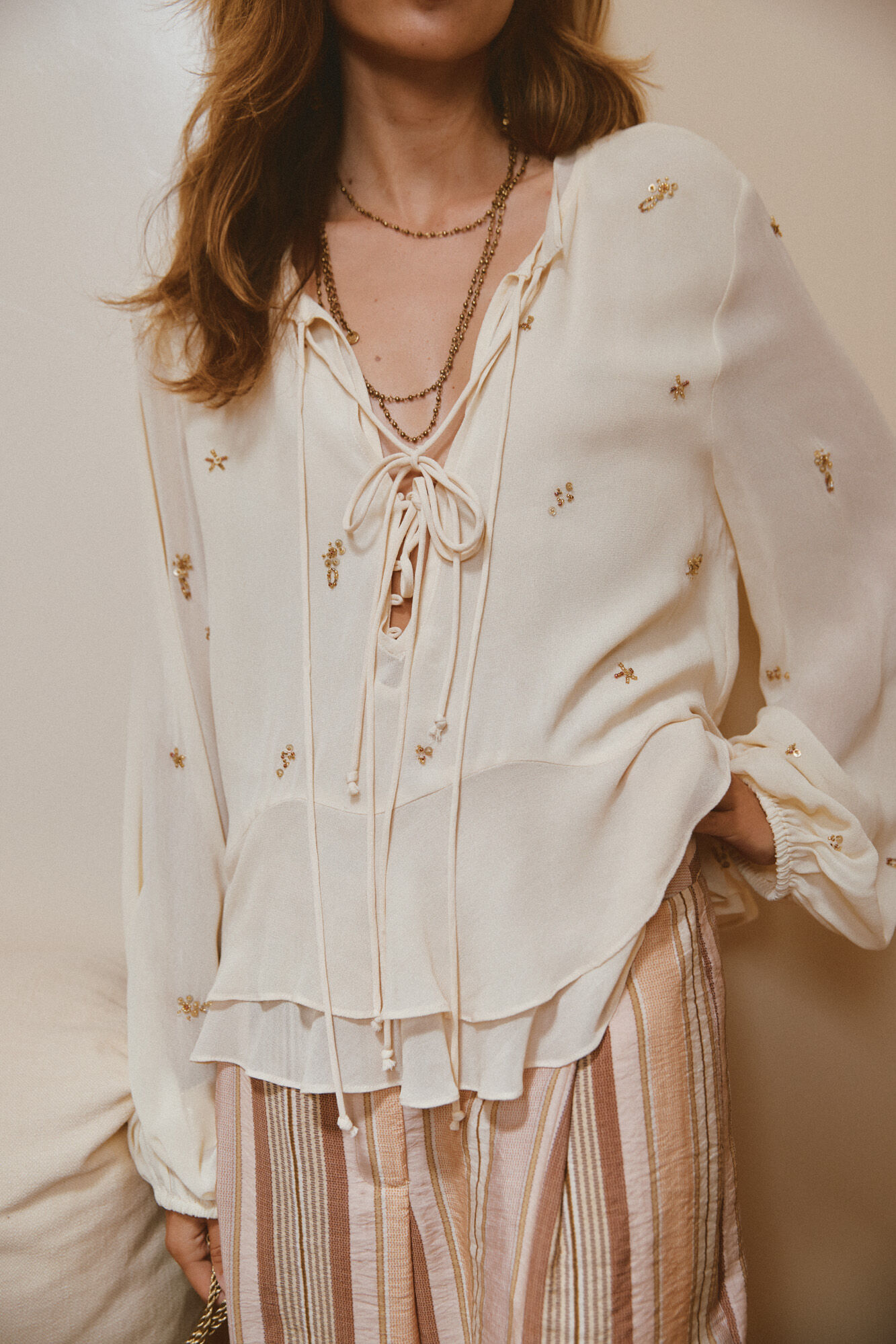Hoss Intropia Cypria. Blusa flu&iacute;da