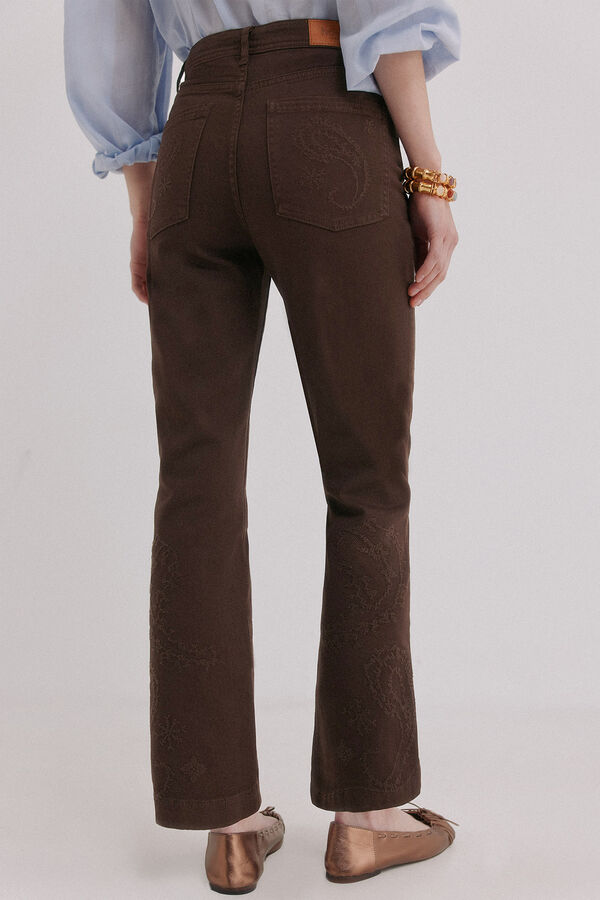 Hoss Intropia Bela. Vaqueros corte bootcut Marron oscuro