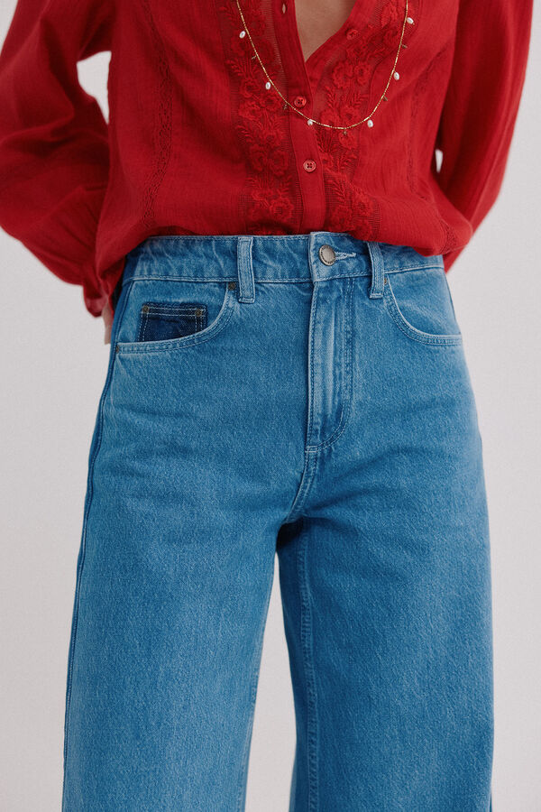 Hoss Intropia Brenna. Vaqueros corte recto Azul marino