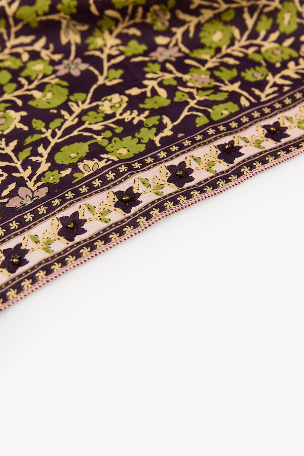 Hoss Intropia Laraine. Bandana algod&oacute;n estampada Multicolor