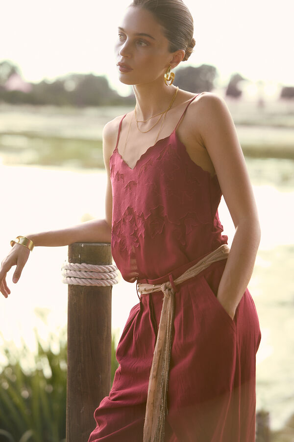 Hoss Intropia Gabriela. Top de tirantes Rosa