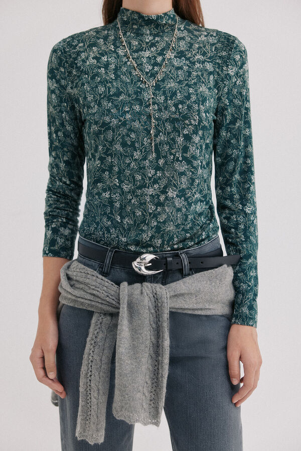 Hoss Intropia Malika. Camiseta paisley Multicolor