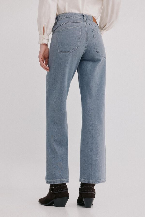 Hoss Intropia Brooke. Vaqueros wide leg Gris