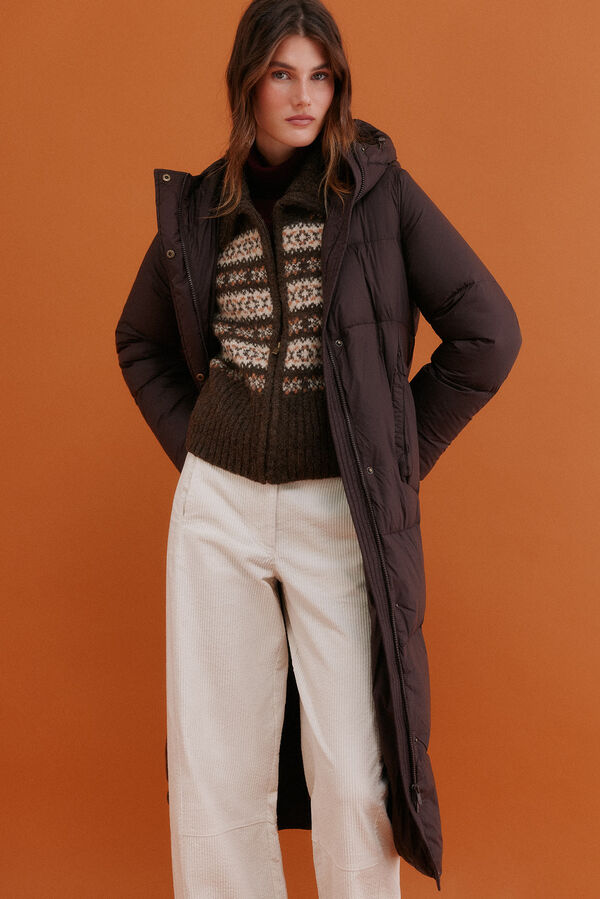 Hoss Intropia Diletta. Deportiva acolchada Marron