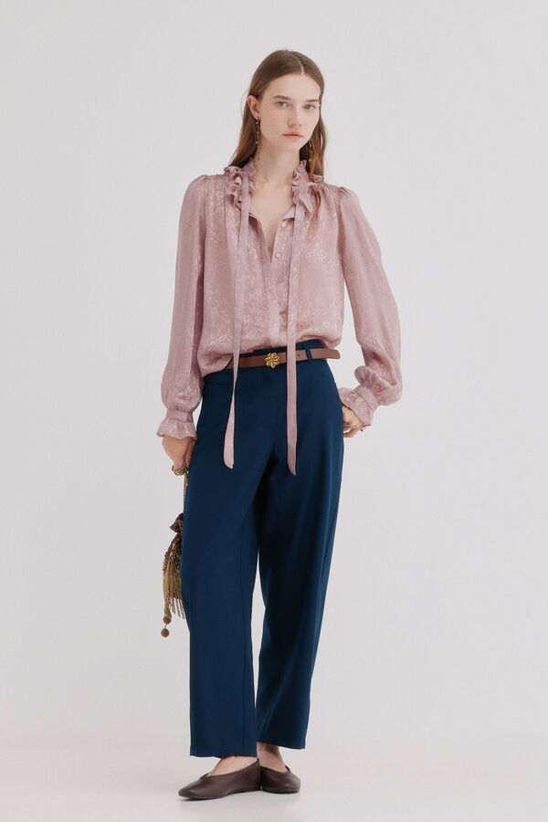 Hoss Intropia Circe. Blusa volante Marfil