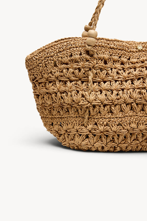 Hoss Intropia Naiara. Bolso capazo rafia Arena