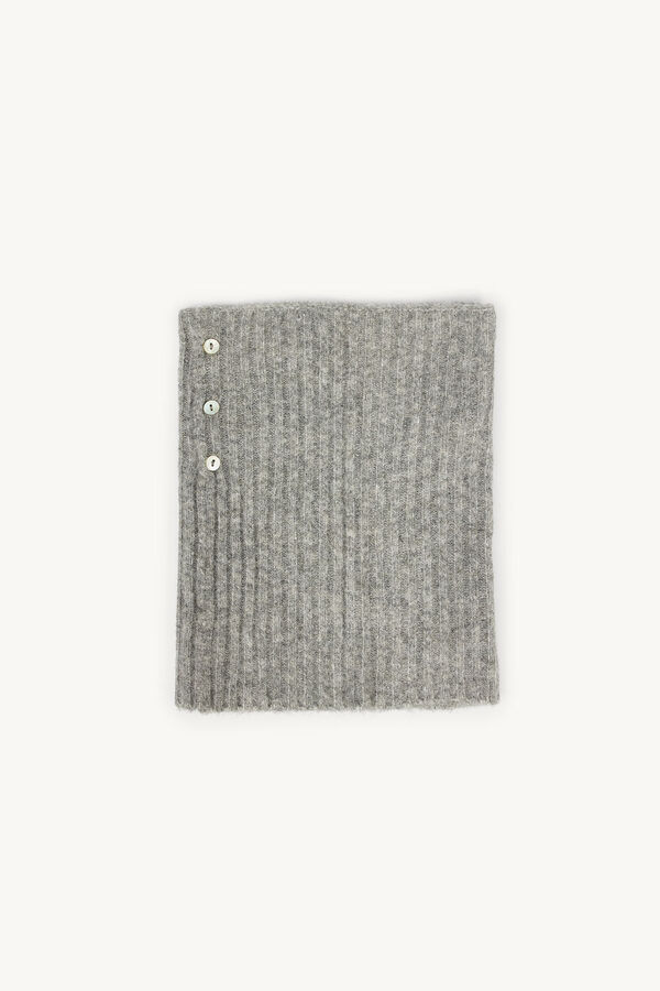Hoss Intropia Liliana. Cuello de punto con botones Gris