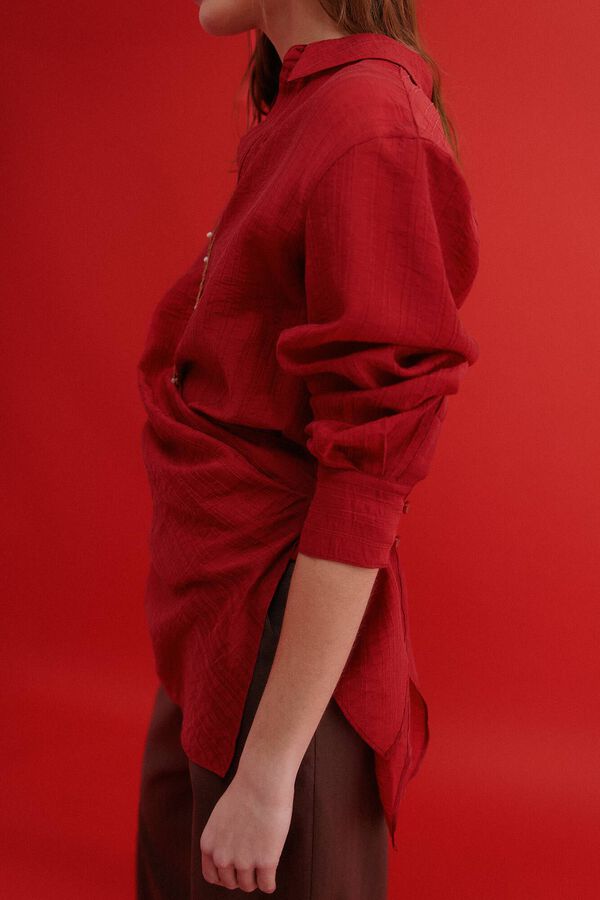 Hoss Intropia Cosette. Blusa de rayas rojo