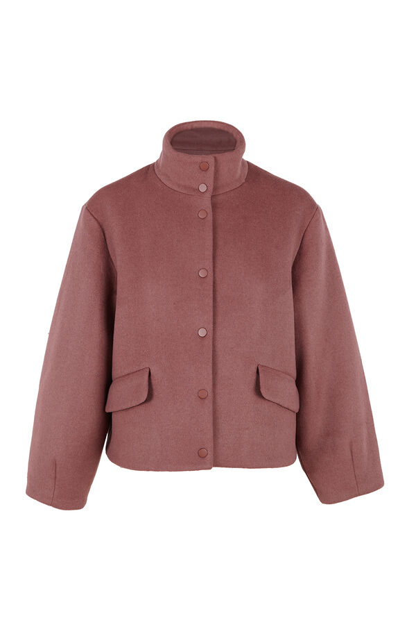 Hoss Intropia Federica. Abrigo corto Rosa