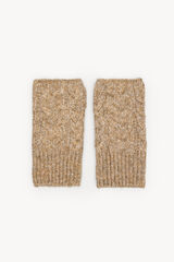 Hoss Intropia Nubia. Mitones punto Beige