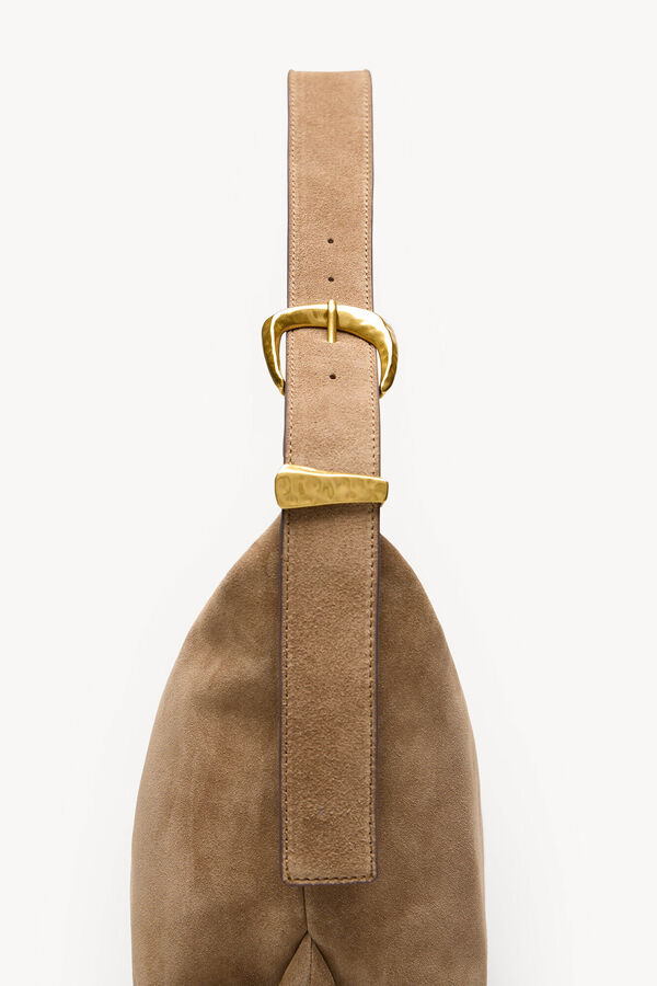 Hoss Intropia Natalia. Bolso de serraje Marron oscuro