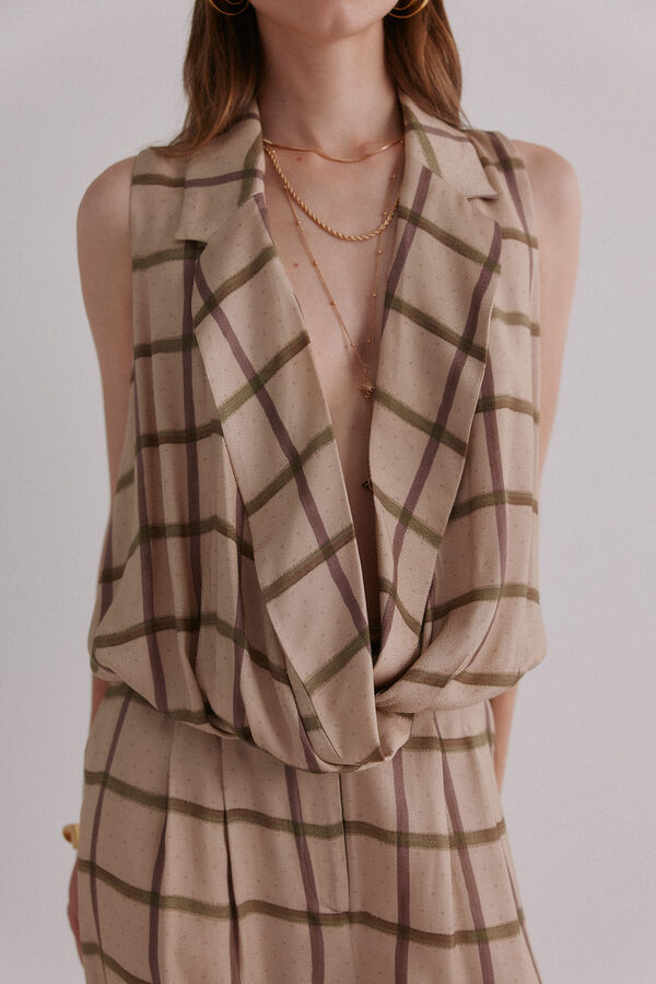 Hoss Intropia Gia. Blusa estampada Marfil