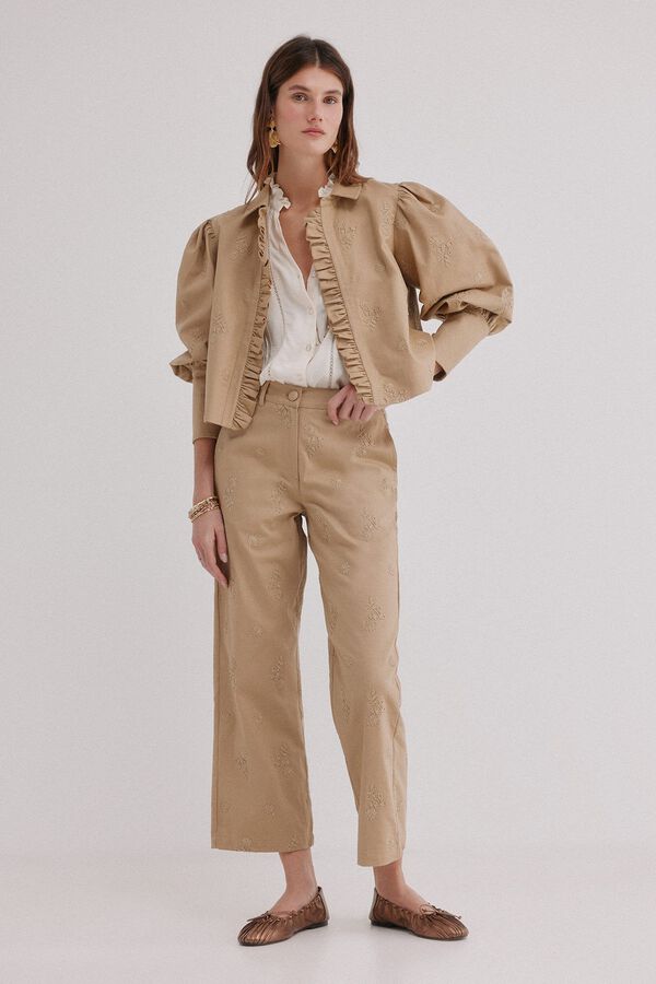 Hoss Intropia Eug&egrave;ne. Chaqueta corta Beige