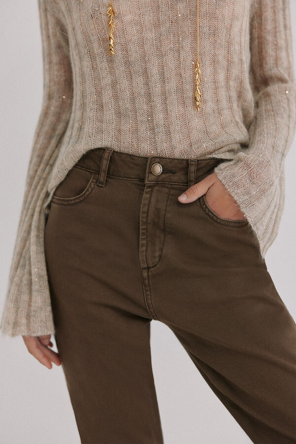 Hoss Intropia Basilea. Vaqueros bootcut Marron