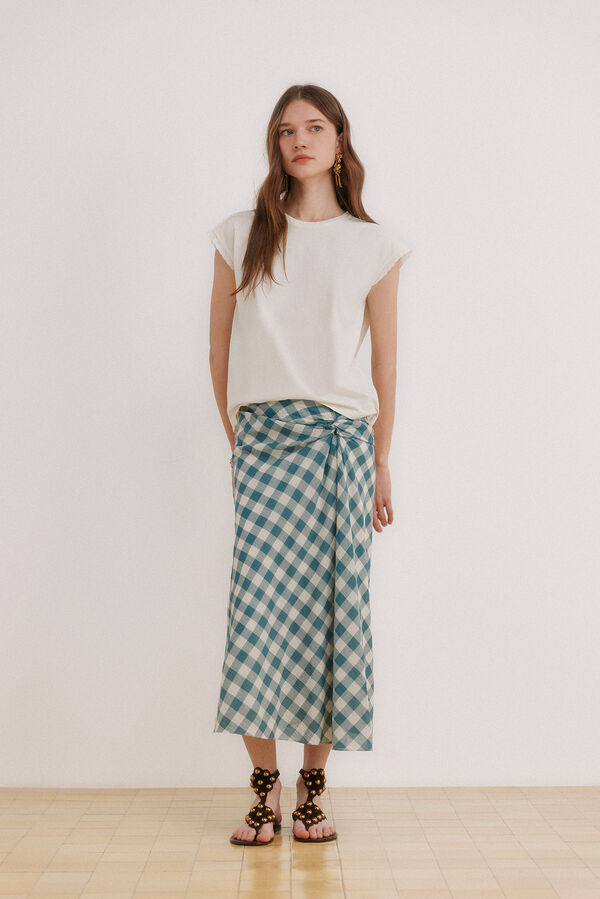 Hoss Intropia Momo. Camiseta lavada Beige