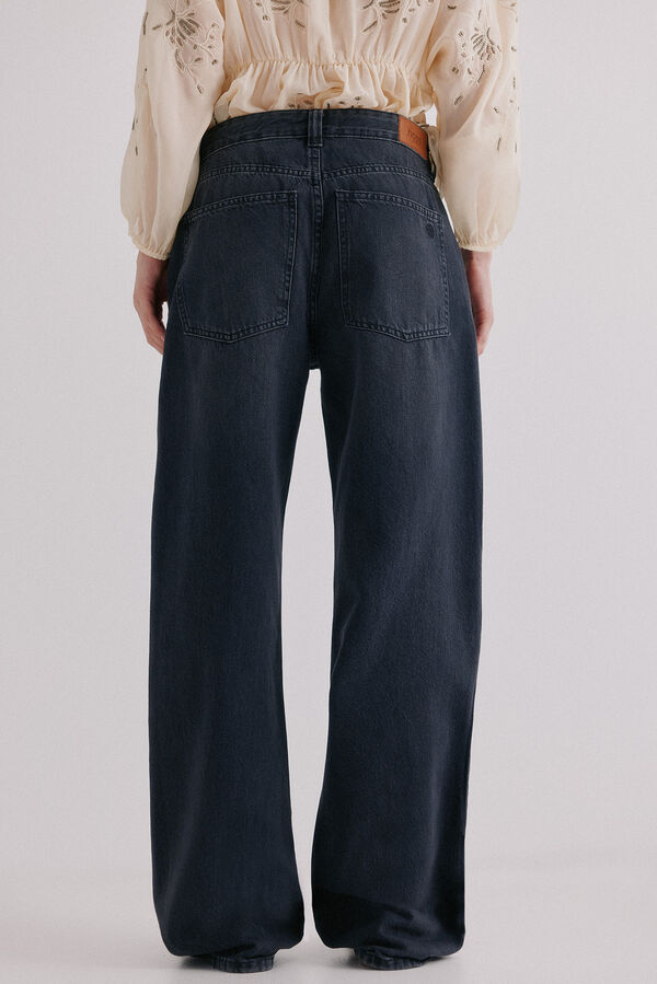 Hoss Intropia Beatrice. Vaqueros de corte recto Gris