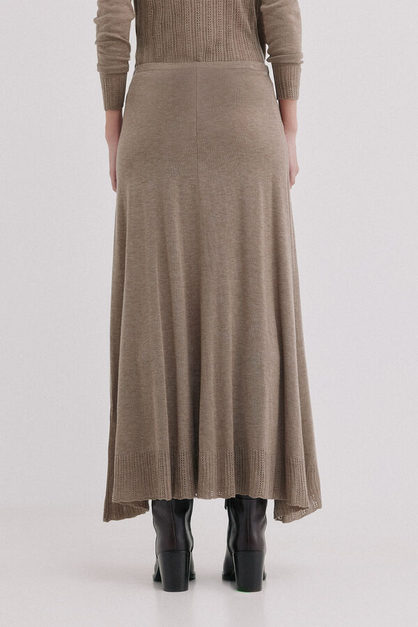 Hoss Intropia Rianna. Falda punto Beige