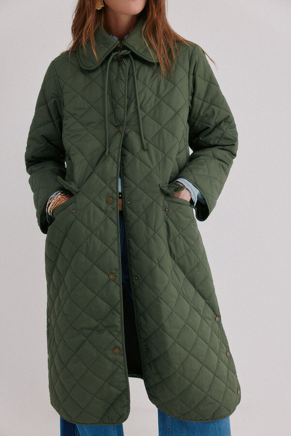 Hoss Intropia Daria. Deportiva acolchada Kaki