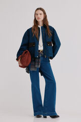 Hoss Intropia Denise. Chaqueta contrastes Azul marino