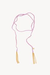 Hoss Intropia Nicole.Collar largo cadena trenzada Dorado