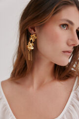 Hoss Intropia Leila. Pendientes Flor Dorado