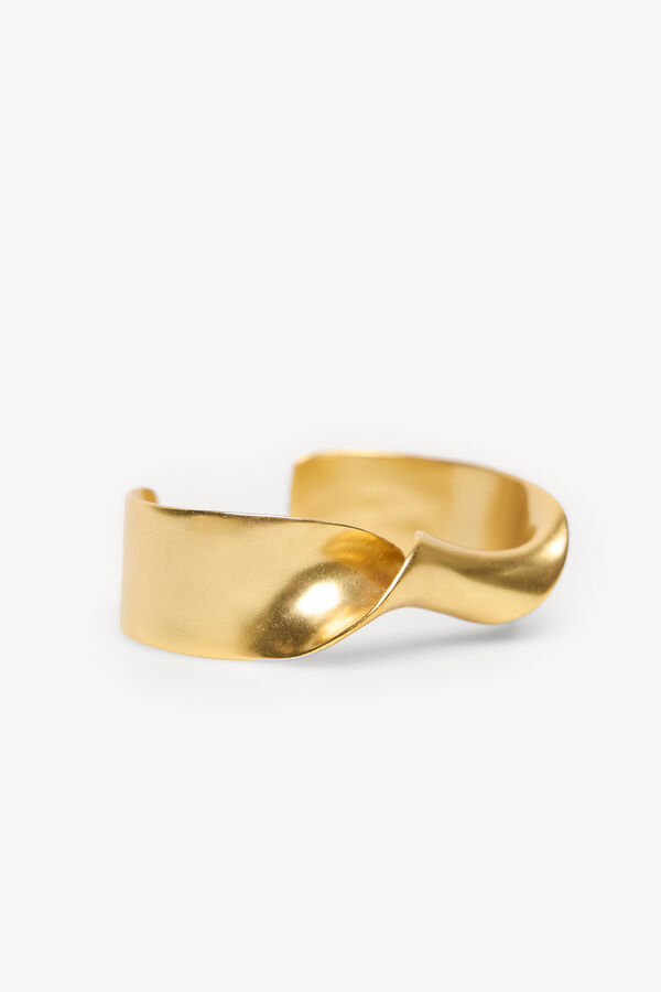 Hoss Intropia Luisa. Brazalete ba&ntilde;ado en oro Dorado