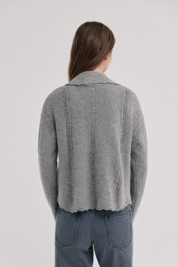Hoss Intropia Isabelina. C&aacute;rdigan de punto Gris