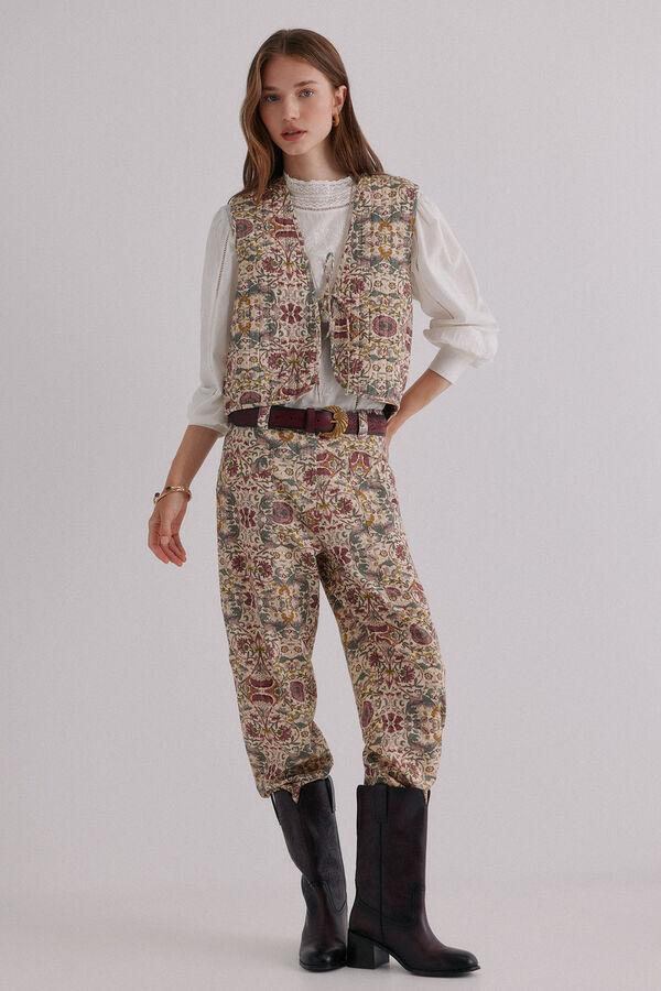 Hoss Intropia Édith. Chaleco estampado Multicolor