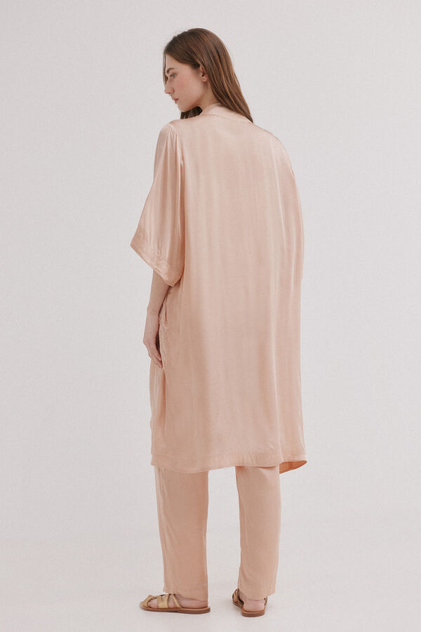 Hoss Intropia Elora. Kimono flu&iacute;do satinado Rosa