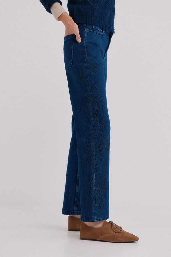 Hoss Intropia Bridgite. Jeans bootcut Azul marino