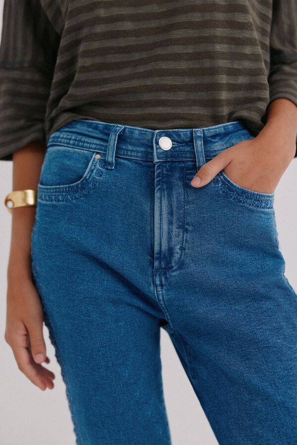 Hoss Intropia Bernadette. Vaqueros bootcut Azul