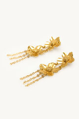 Hoss Intropia Leila. Pendientes Flor Dorado