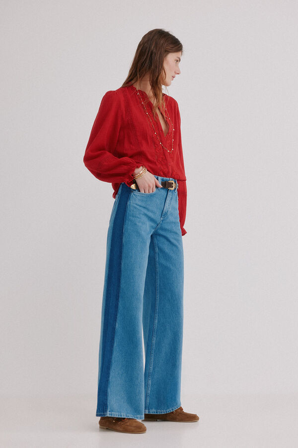 Hoss Intropia Brenna. Vaqueros corte recto Azul marino