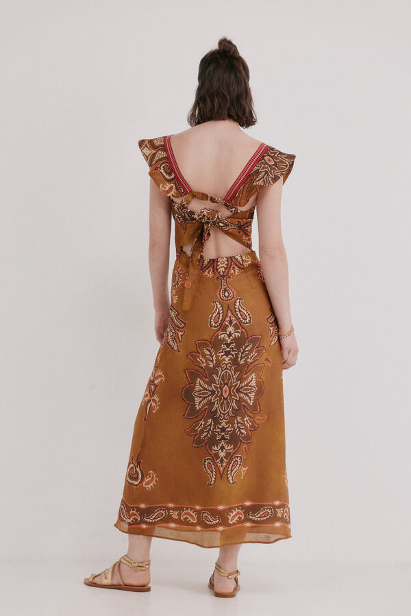 Hoss Intropia Adelina. Vestido de algod&oacute;n Multicolor