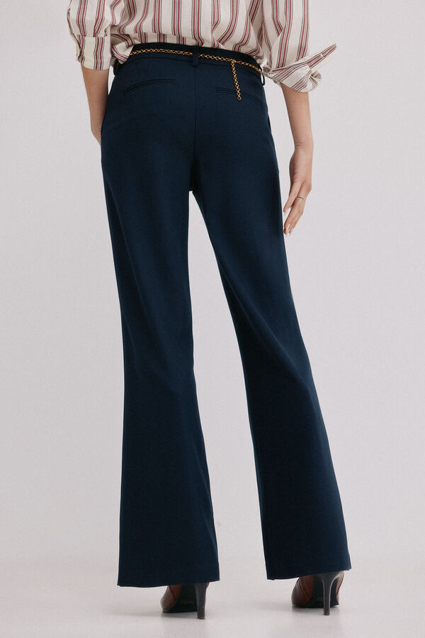 Hoss Intropia Poppy. Pantal&oacute;n recto Negro